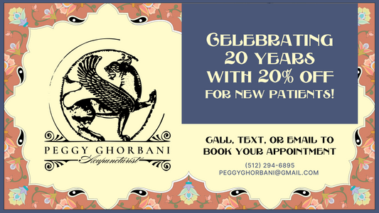 Celebrating 20 years of acupuncture with Peggy Ghorbani!